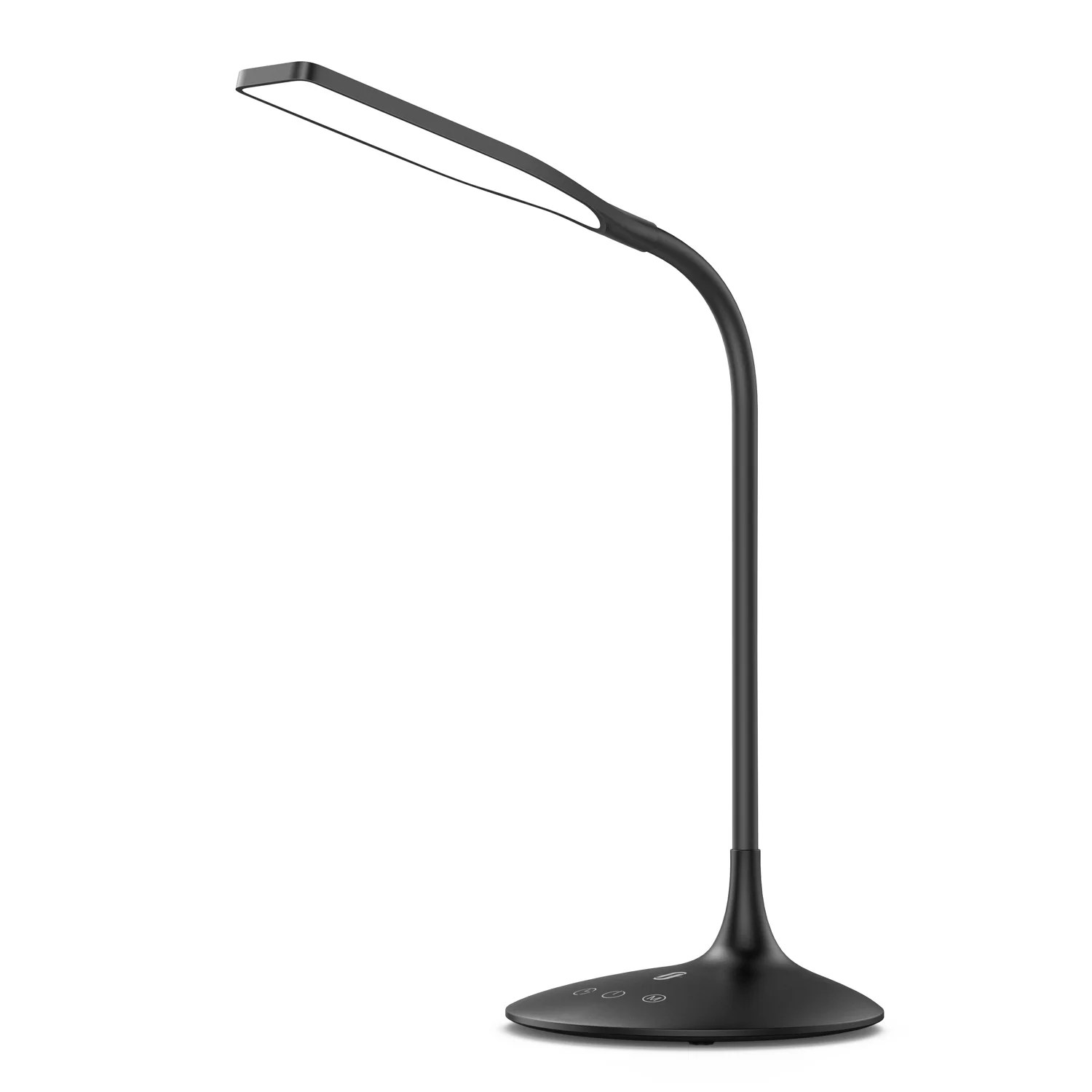 TaoTronics LED Desk Lamp, 15" Flexible Gooseneck Table Lamp, Dimmable