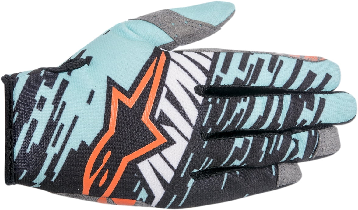 Alpinestars Braap Short Cuff Racer Gloves Teal/Black S 3561416781S