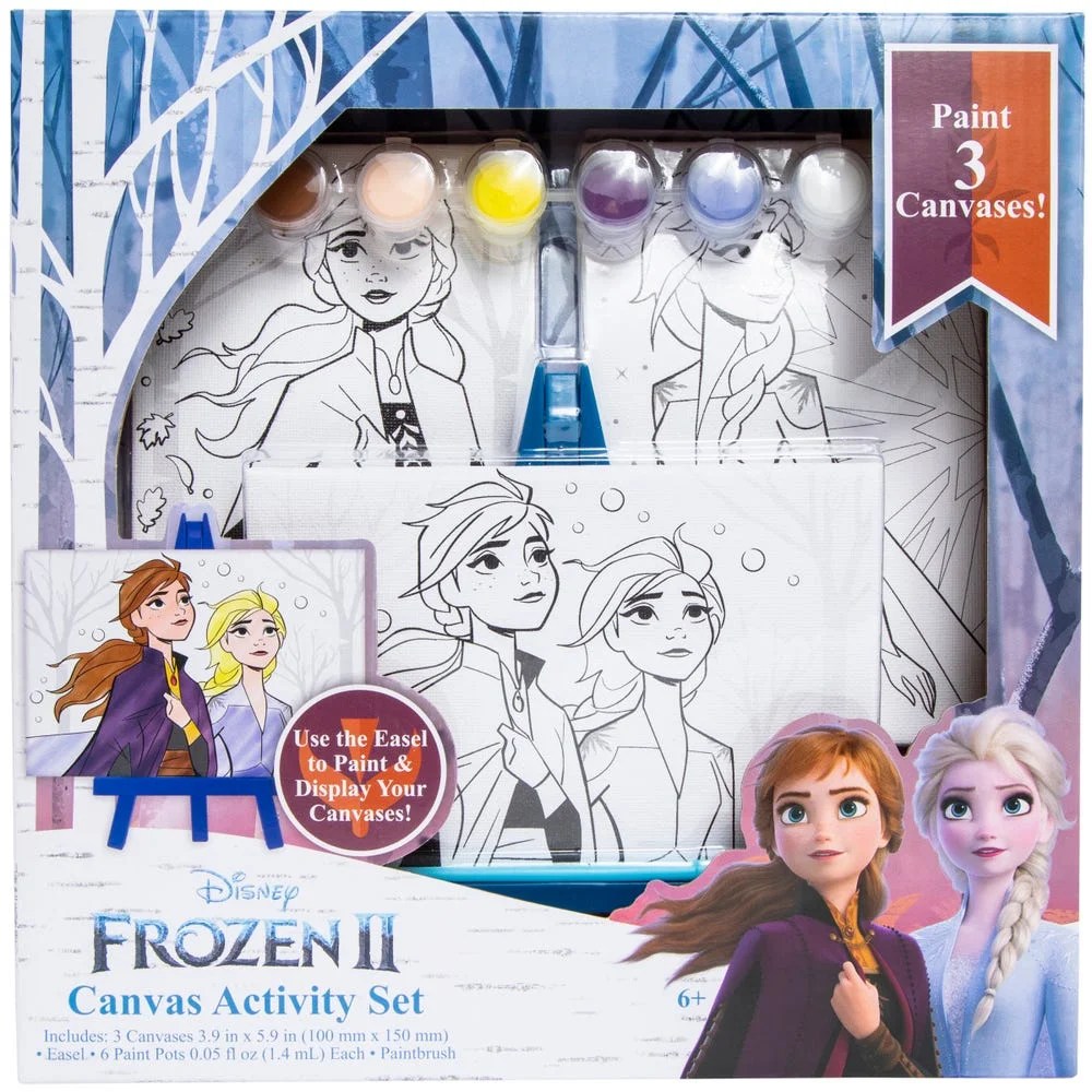 Disney Frozen 2 Paint Your Own Canvas Activity Set