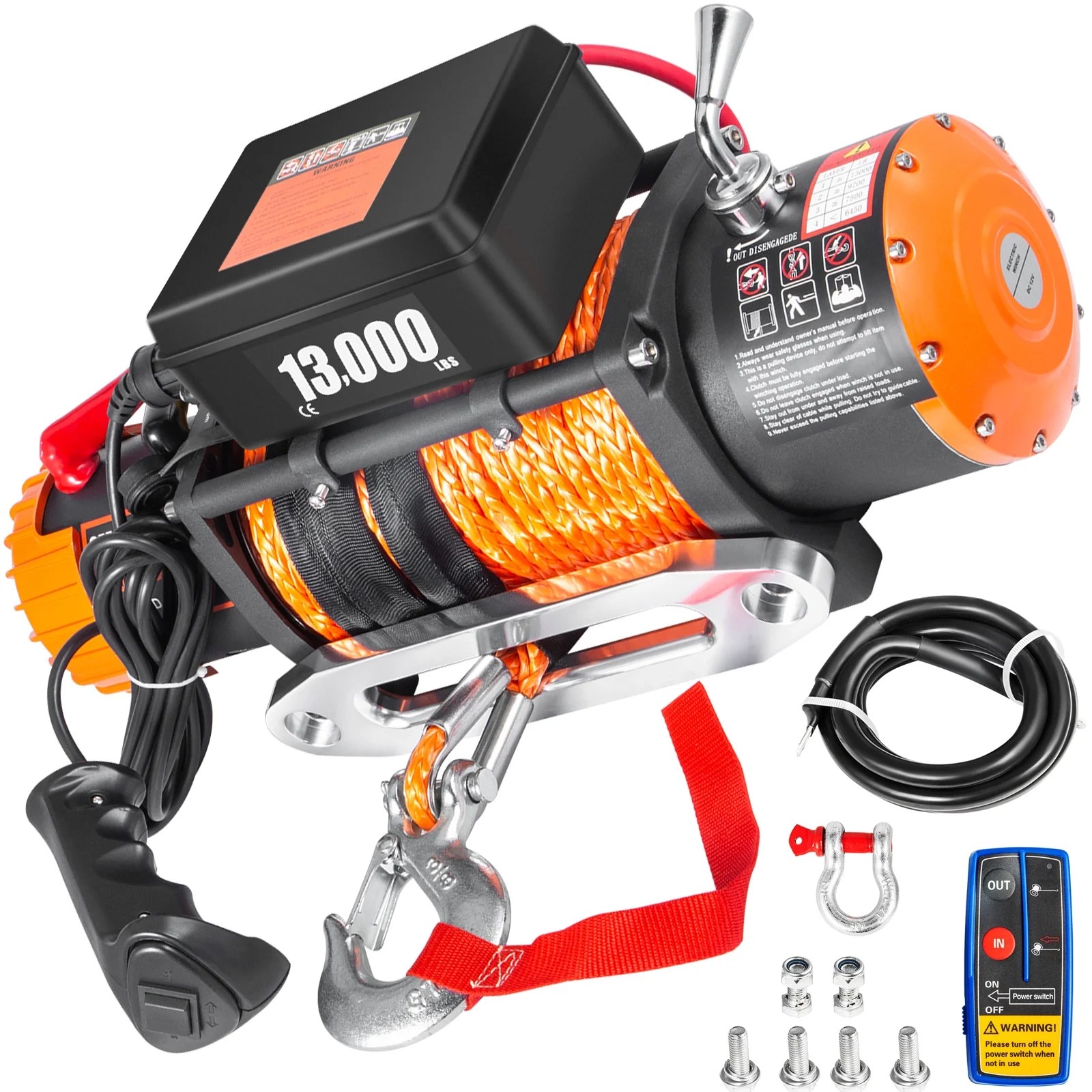 VEVOR Electric Winch 13000lb Pulling Capacity Truck Winch Kit