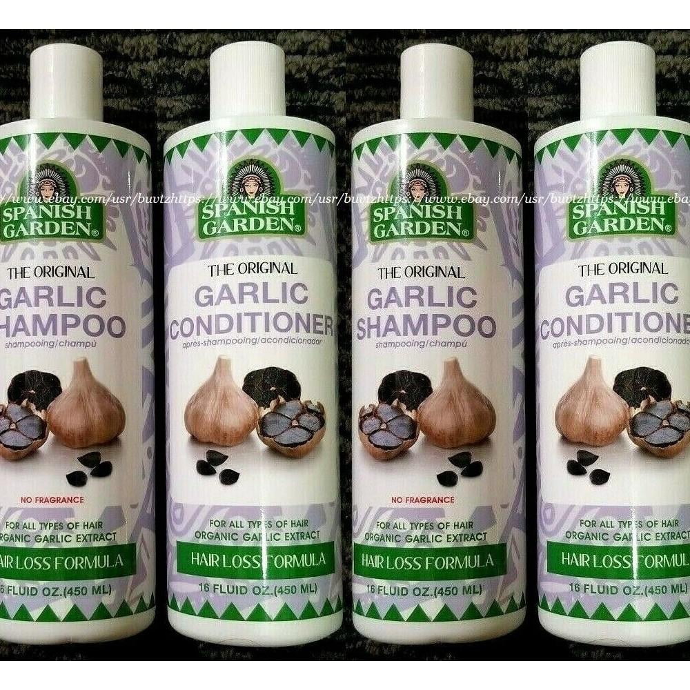 Spanish Garden Garlic Extract Shampoo 16 Oz.