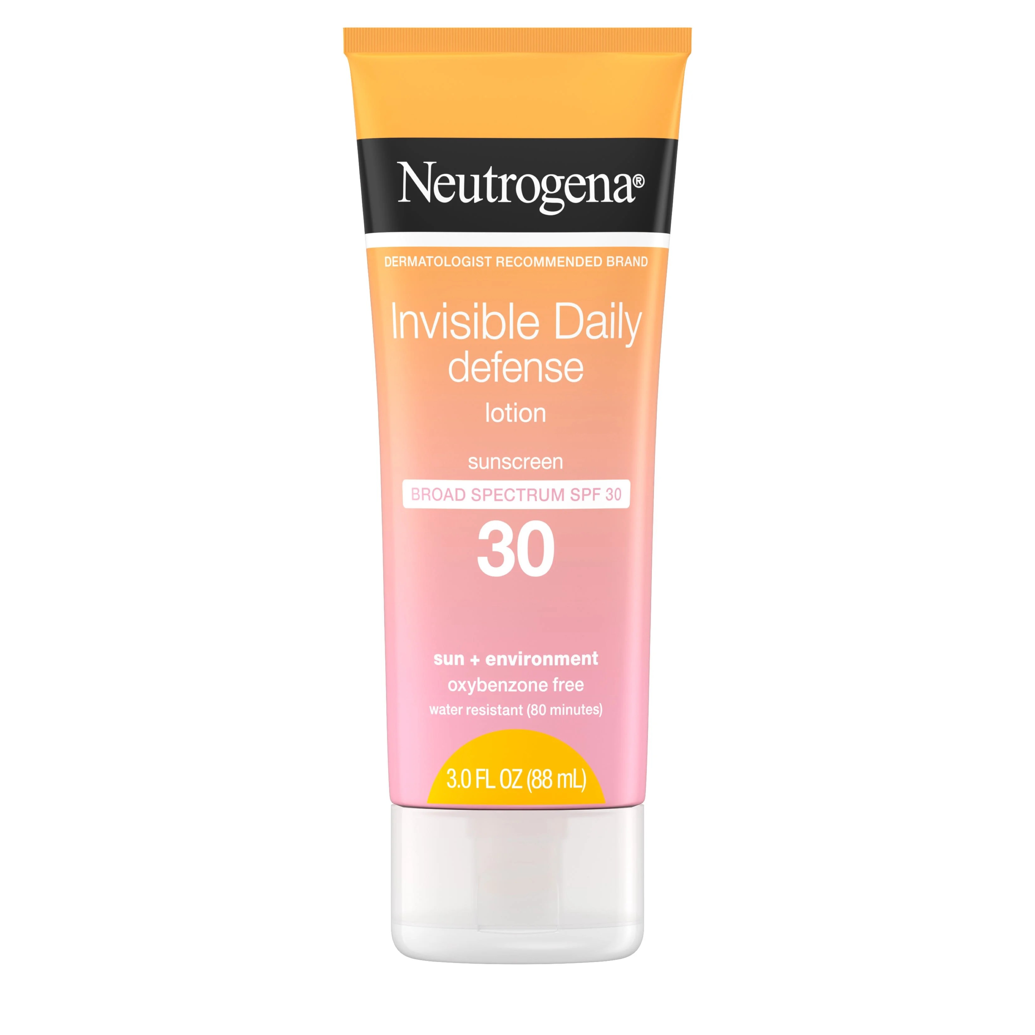 Neutrogena Invisible Daily Defense Lotion, SPF 30, 3.0 fl. oz