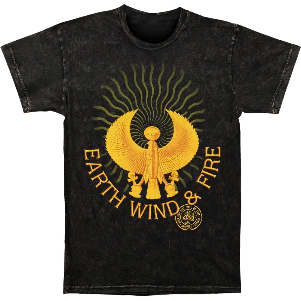 Earth Wind & Fire Men's Vintage Tshirt Black Earth Wind & Fire Men's Vintage Tshirt Black