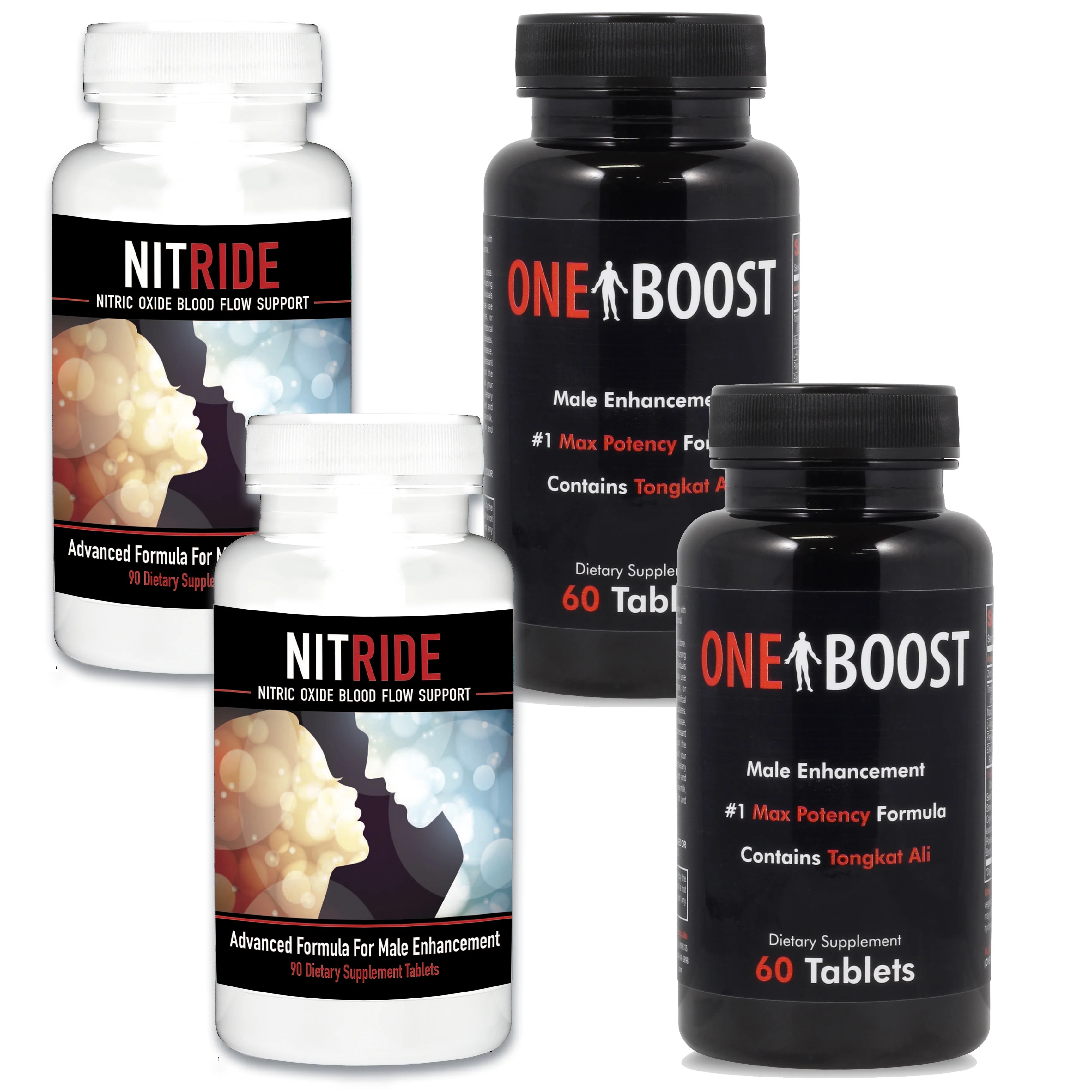 One Boost & Nitride Test Booster + Nitric Oxide Booster, 2 Ct Walmart