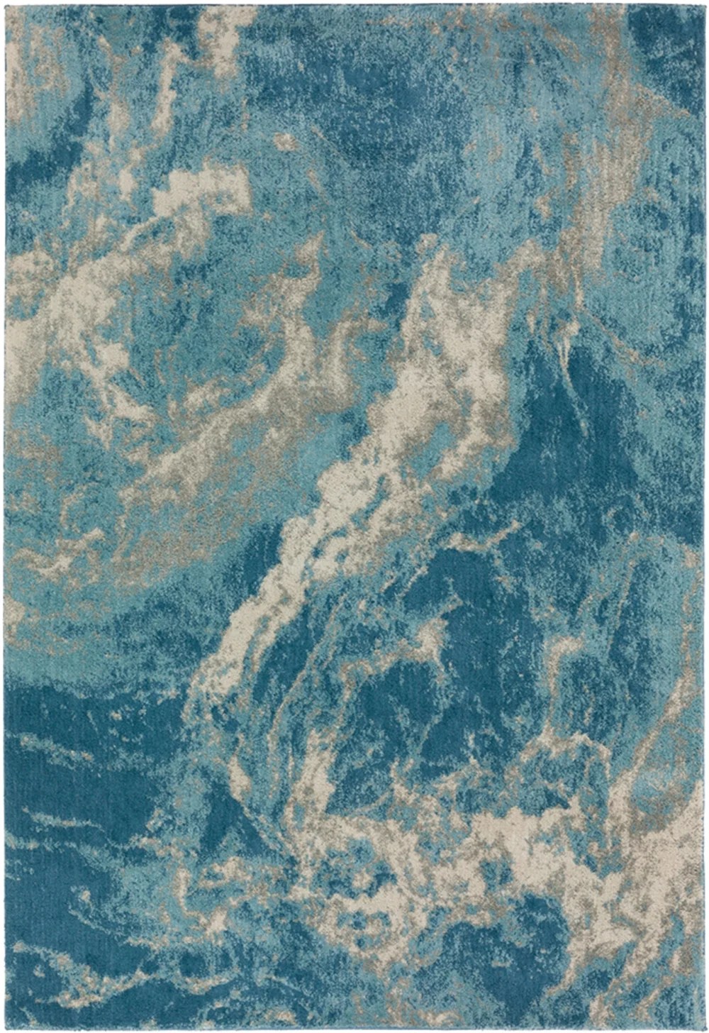 Dalyn Naples Area Rug NP1 Np1 Ocean Ocean Waves Crashing 3' 3" x 5' 1