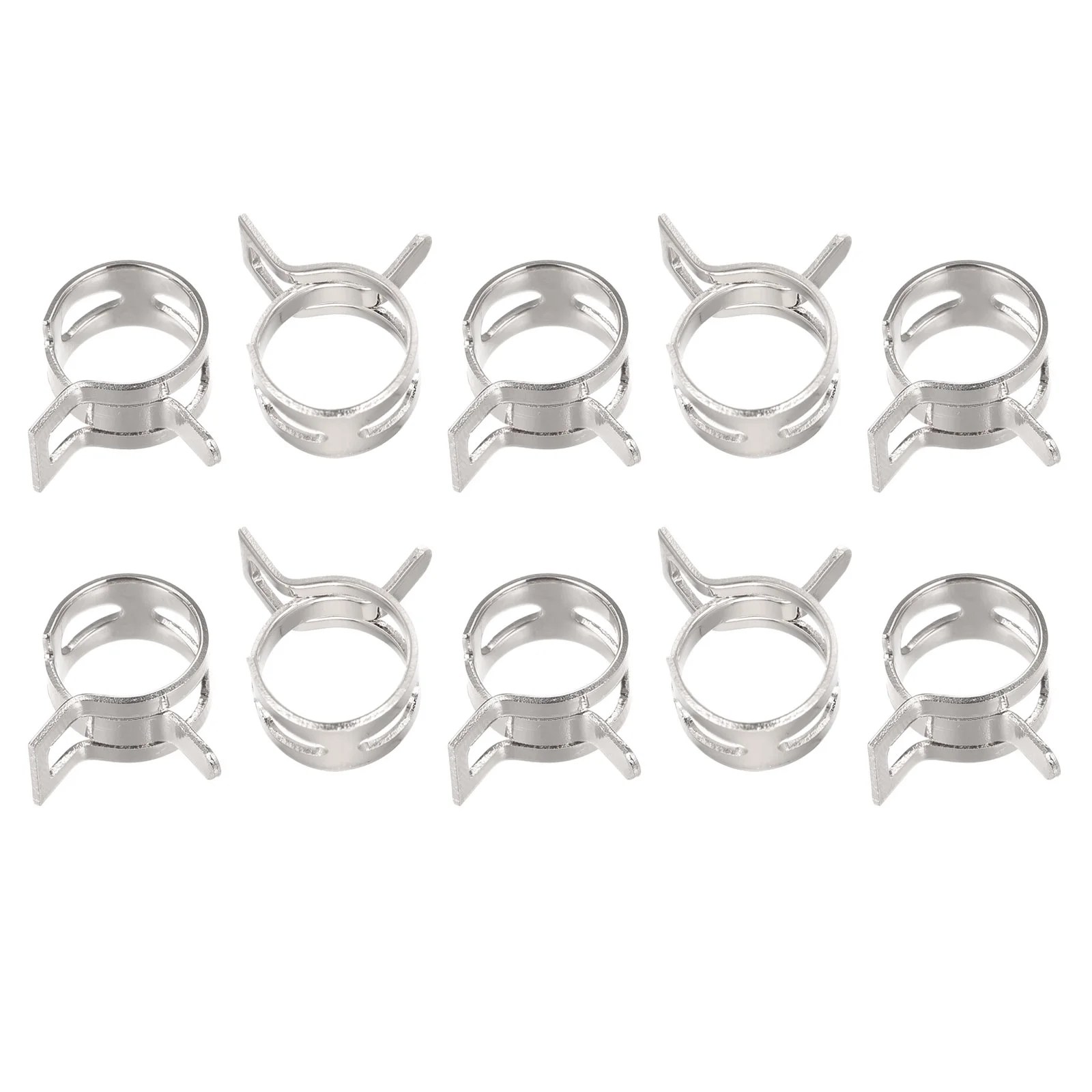 Uxcell Spring Hose Clamp, 65Mn Steel 11mm Low Pressure Air Clip Clamps