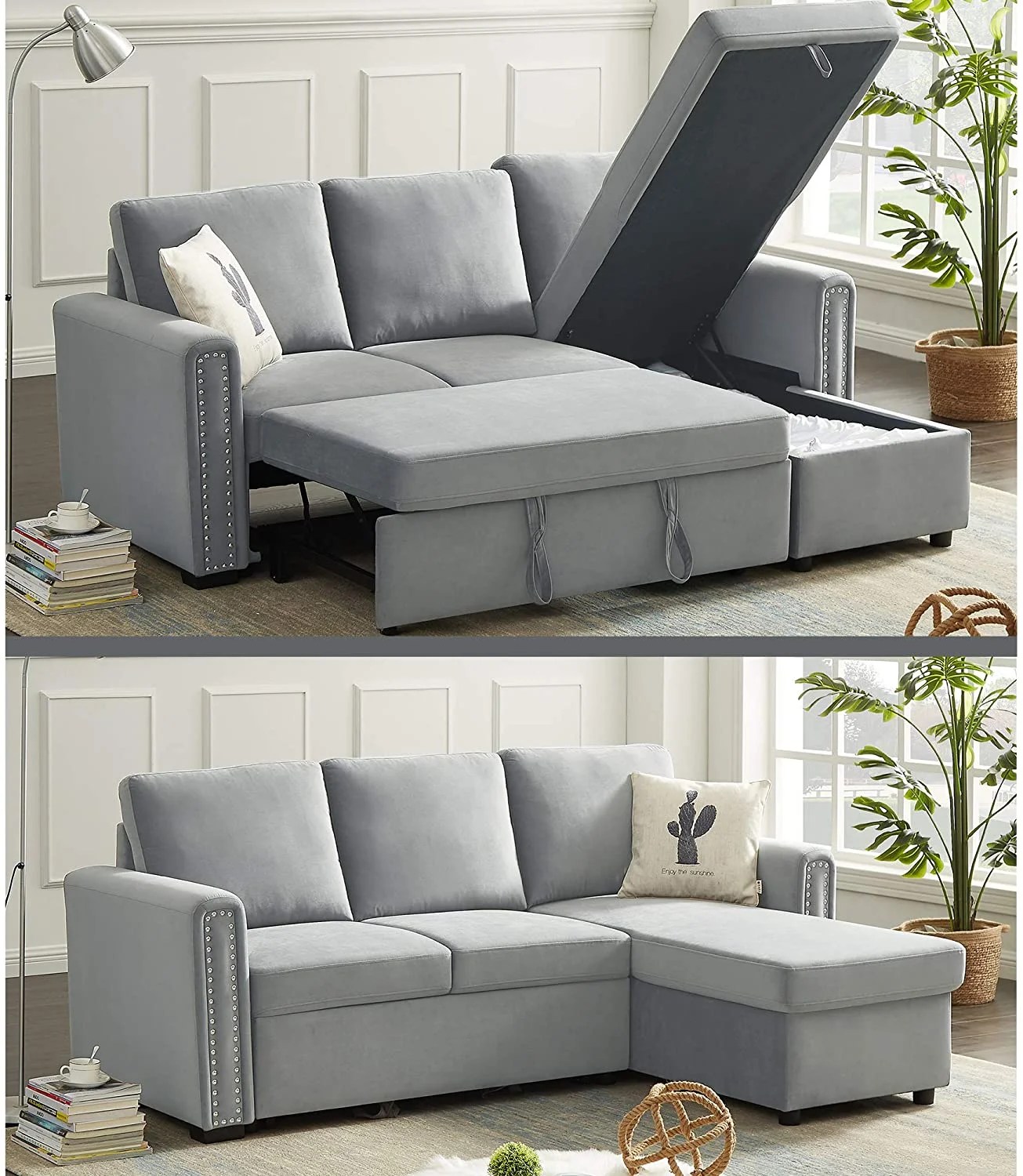 Living Room With Storage Sofa Bed Bryont Blog