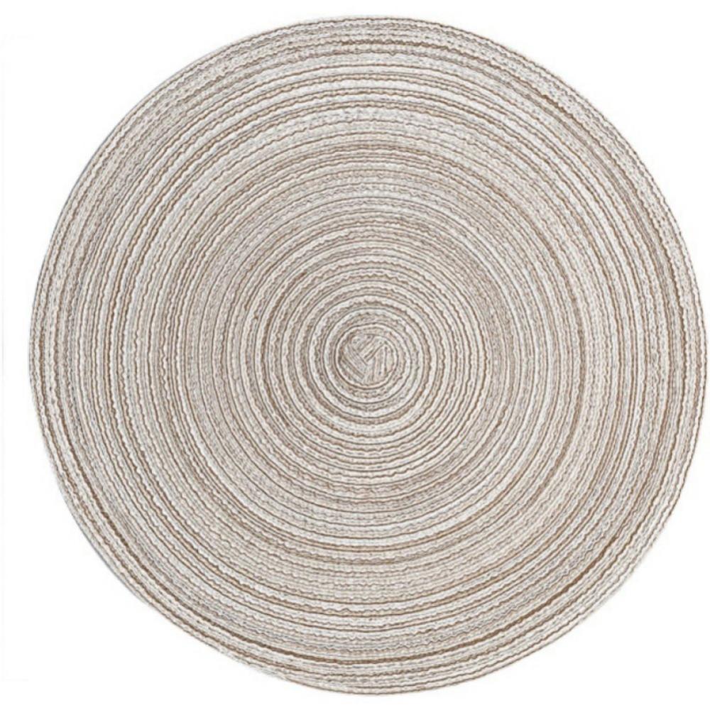Popvcly Round Placemats Farmhouse Boho Placemats Cloth Placemat Rustic