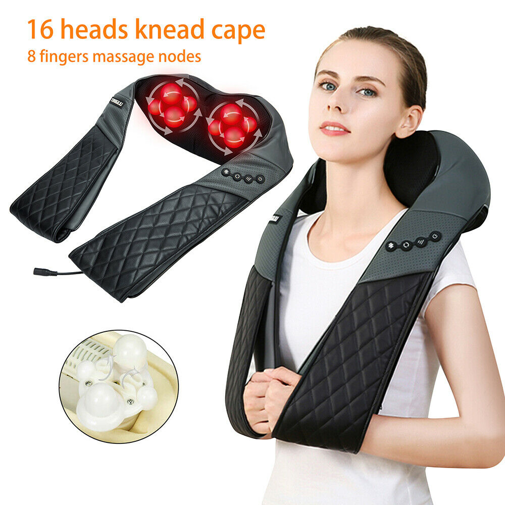 Shiatsu Neck and Shoulder Massager with Heat, Lower Back Massager for