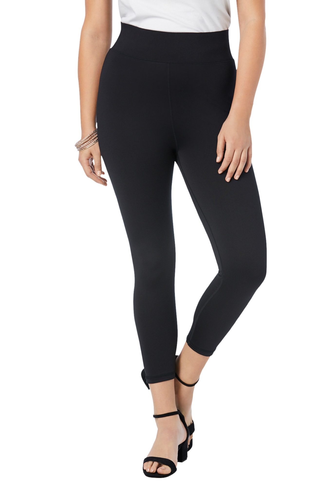 Roaman's Roaman's Women's Plus Size Performance Capri
