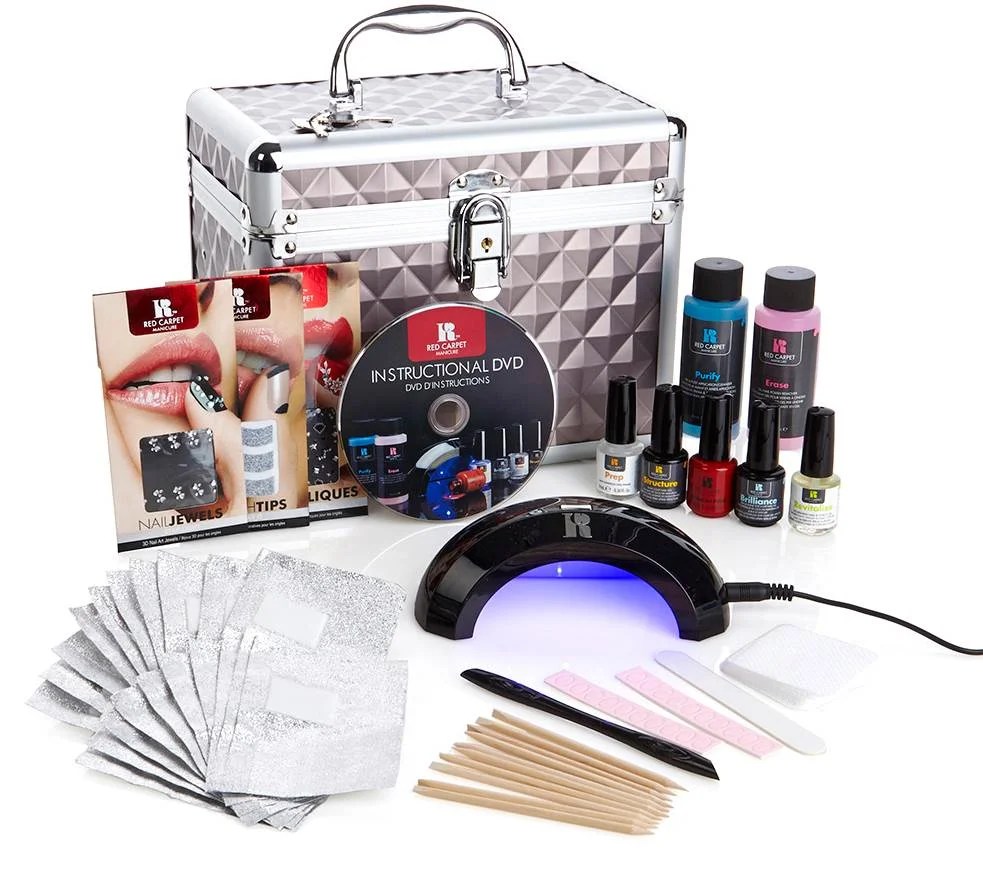 Red Carpet Manicure Pro 45 Ultimate Pro LED Gel Nail Polish Kit with