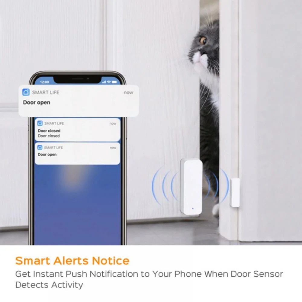 Yinrunx Ring Alarm Door Alarm Ring Sensor Door Alarms for Kids Safety