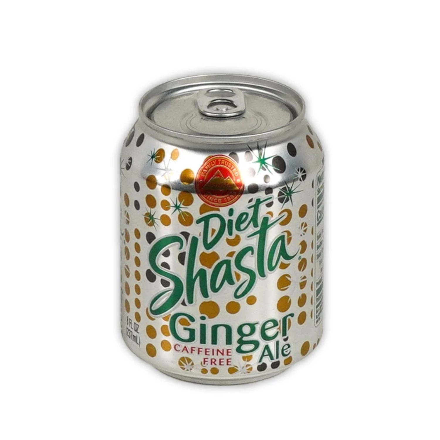Shasta Diet Ginger Ale Soda, 8 ounce 48 per case.