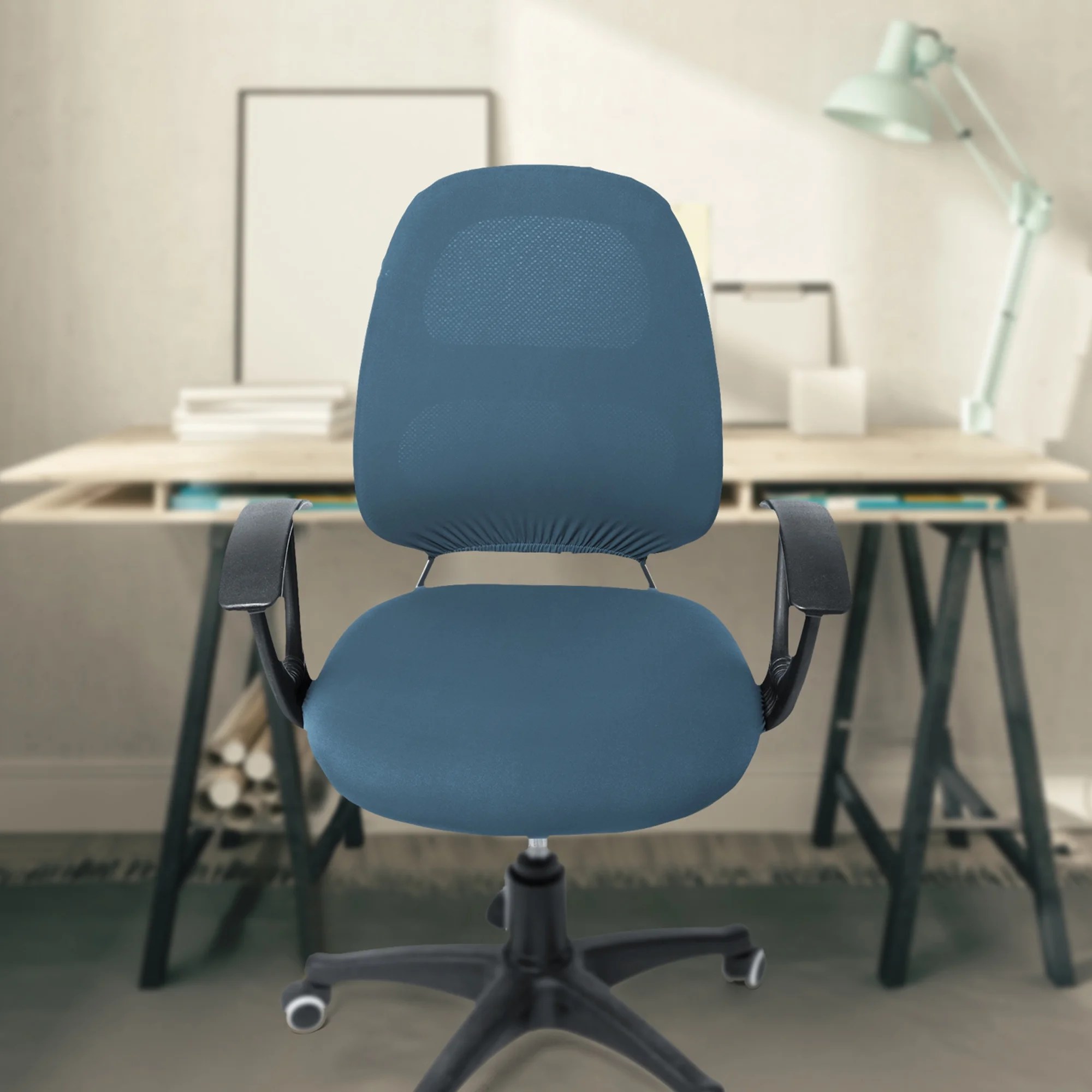 SAYFUT Computer Office Chair Cover Split, Stretchable Desk