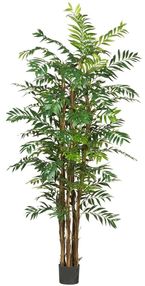 Nearly Natural 7 ft. Bamboo Palm Silk Tree