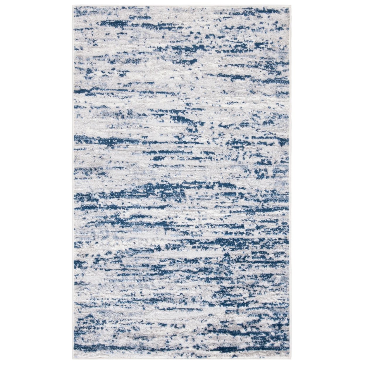 SAFAVIEH Amelia Collection ALA768B Grey / Navy Rug