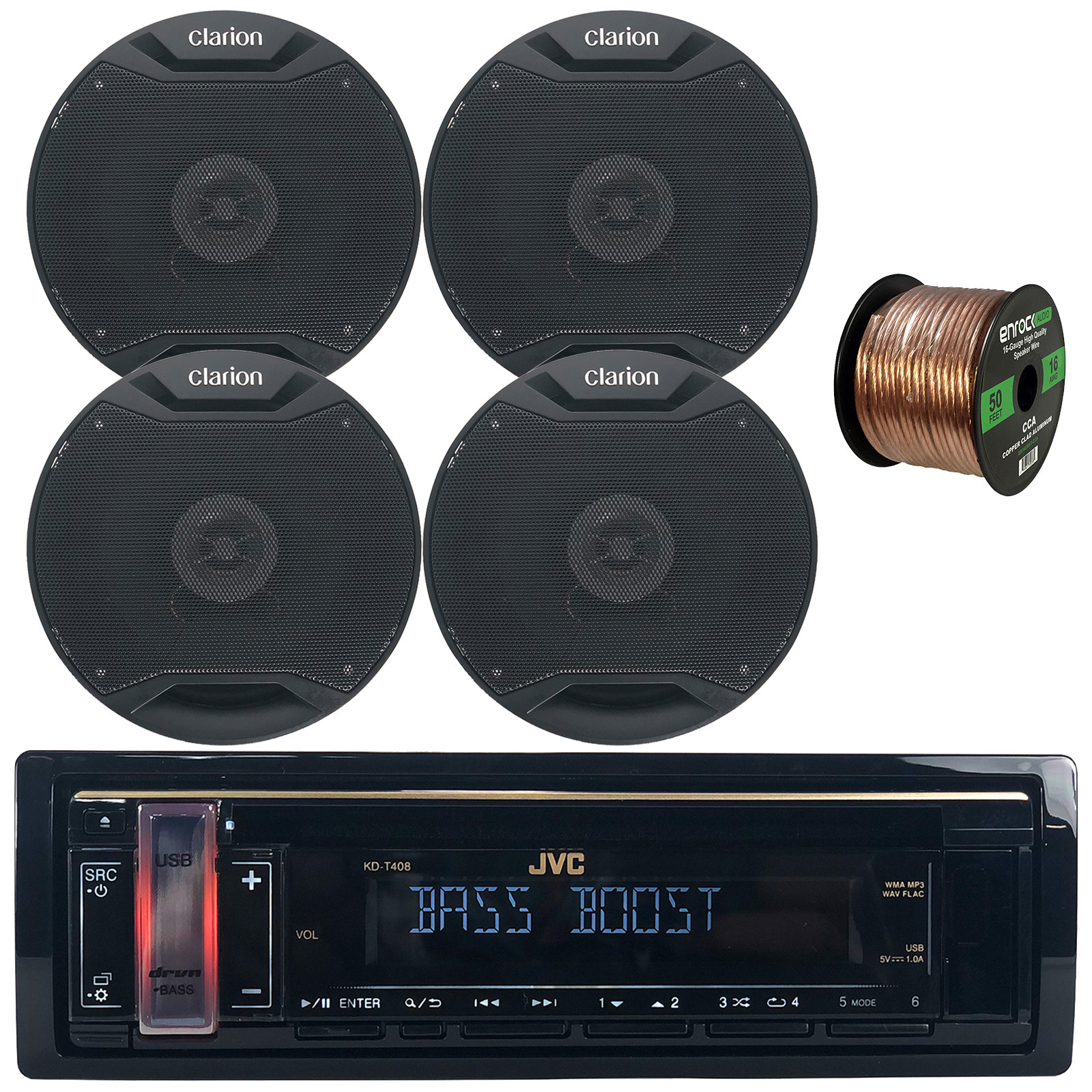 JVC Single DIN CD Player USB AUX AM/FM Radio Stereo JVC Single DIN CD Player USB AUX AM/FM Radio Stereo