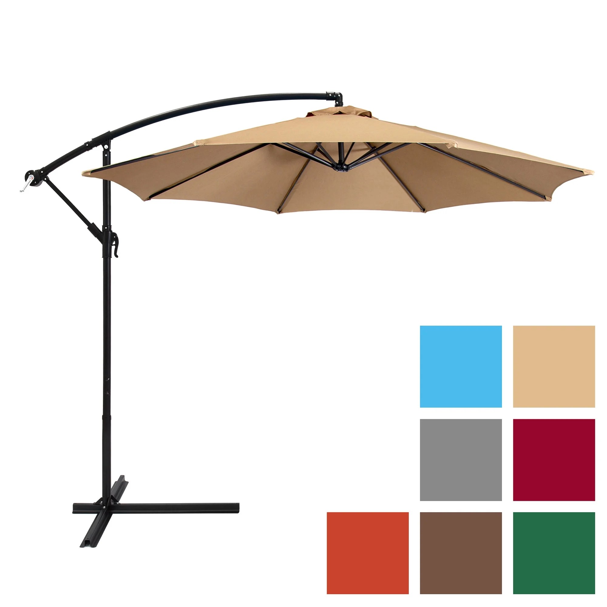 Best Choice Products 10ft Offset Hanging Market Patio