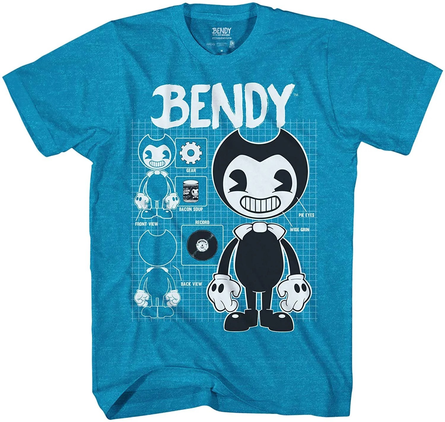 Bendy and the Ink Machine Shirt Official Bendy TShirt Black and