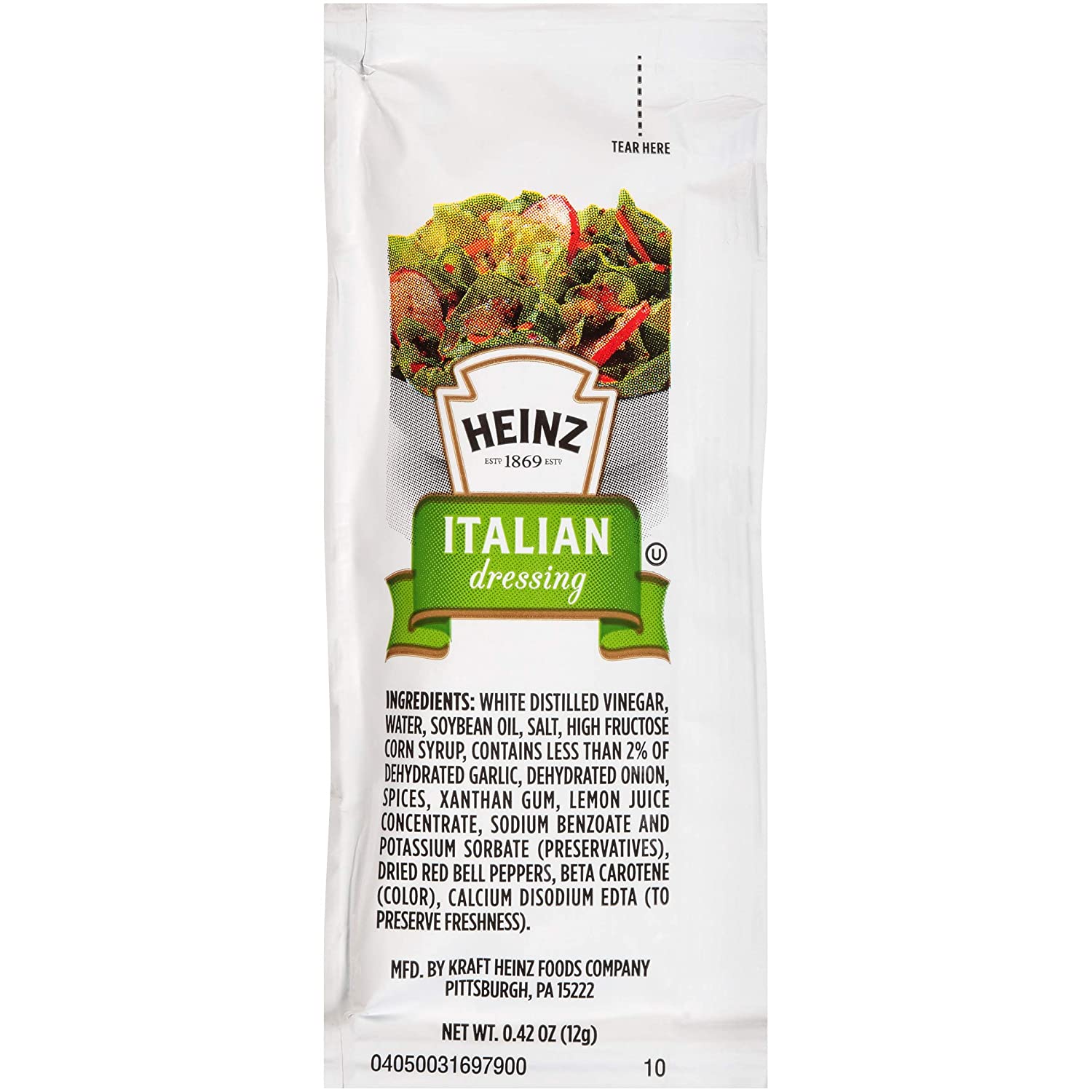 Heinz Italian Dressing Single Serve (12g Packets, Pack of 200
