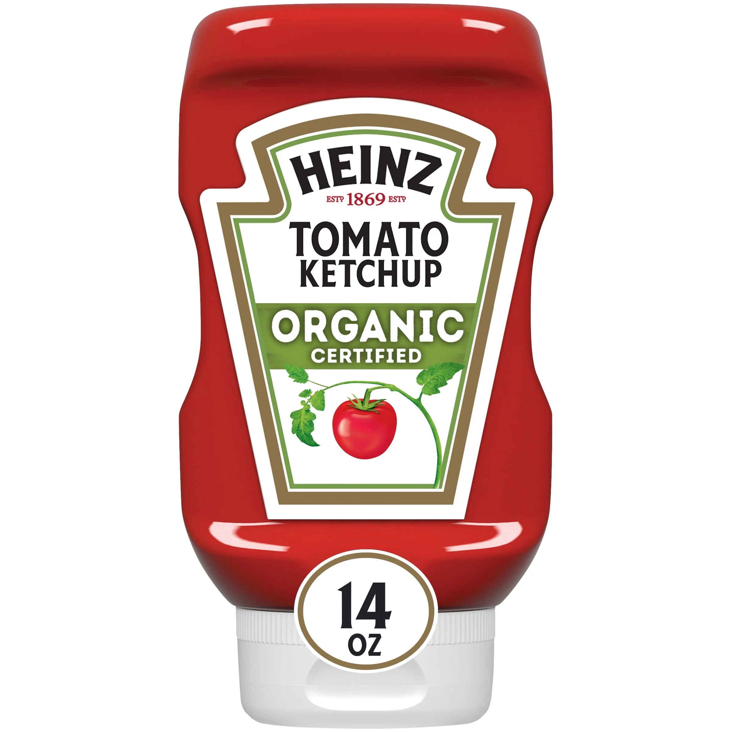 Heinz Organic Tomato Ketchup, 14 oz Easy Squeeze Bottle