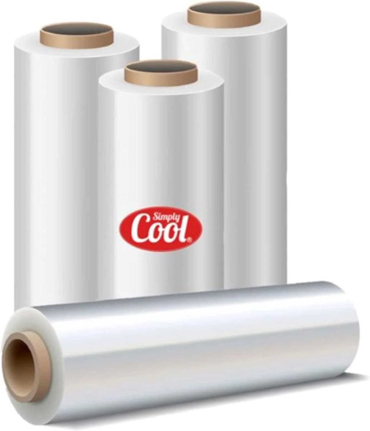 Simply Cool Stretch Wrap with Handle 18” Shrink Wrap Roll Plastic Wrap