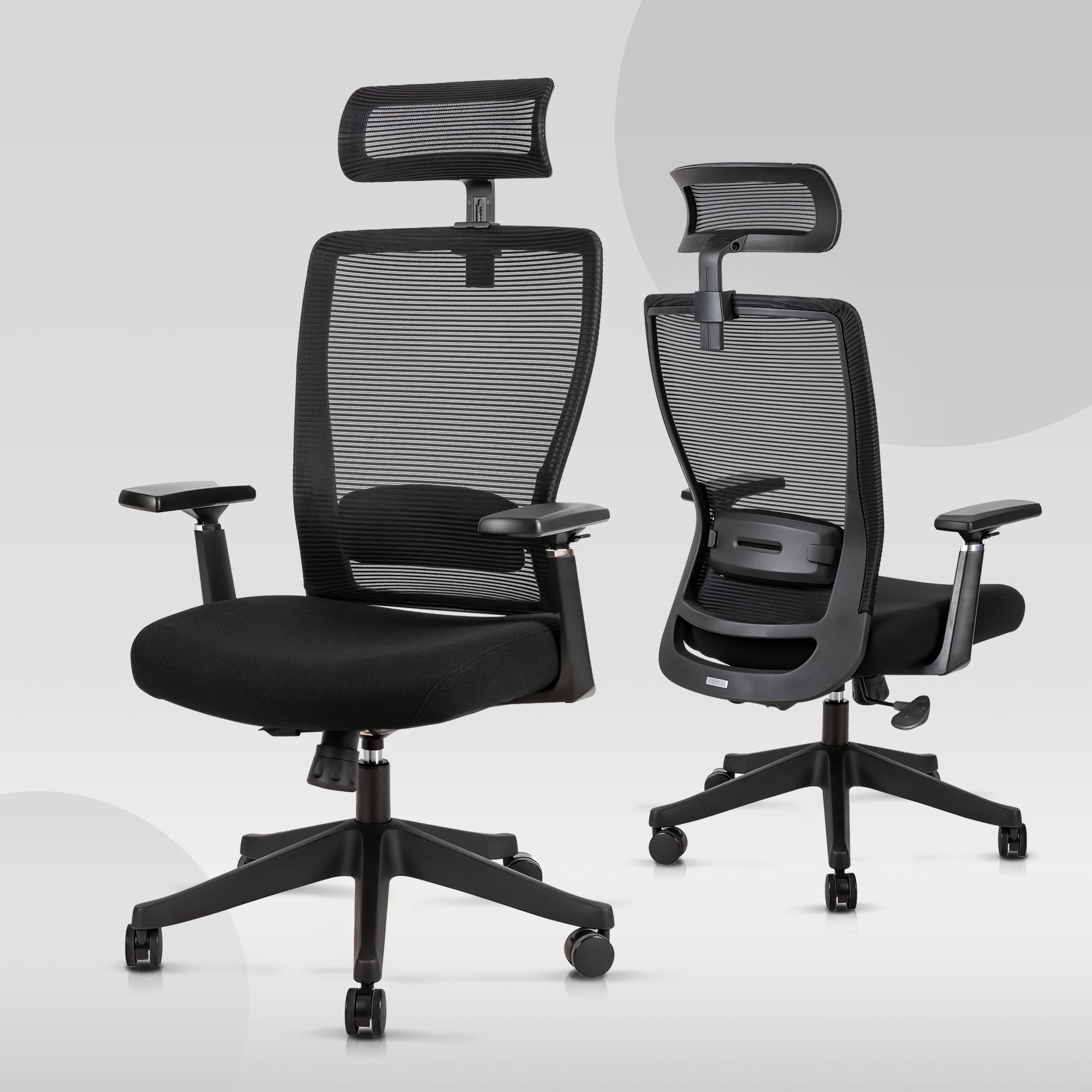 H HONSIT Ergonomic Office Chair, Big and Tall Mesh Office Desk Chair