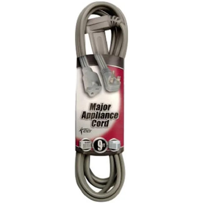 9' 14/3 Spt3 250v Gray Air Conditioner Extension Cord, Coleman, 03538