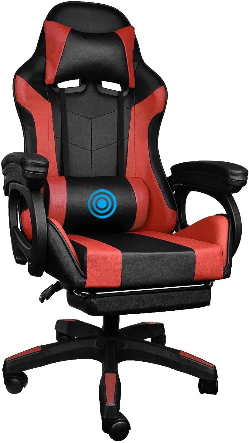 PU Leather Gaming Chair Ergonomic Reclining Racing Style PU Leather Gaming Chair Ergonomic Reclining Racing Style