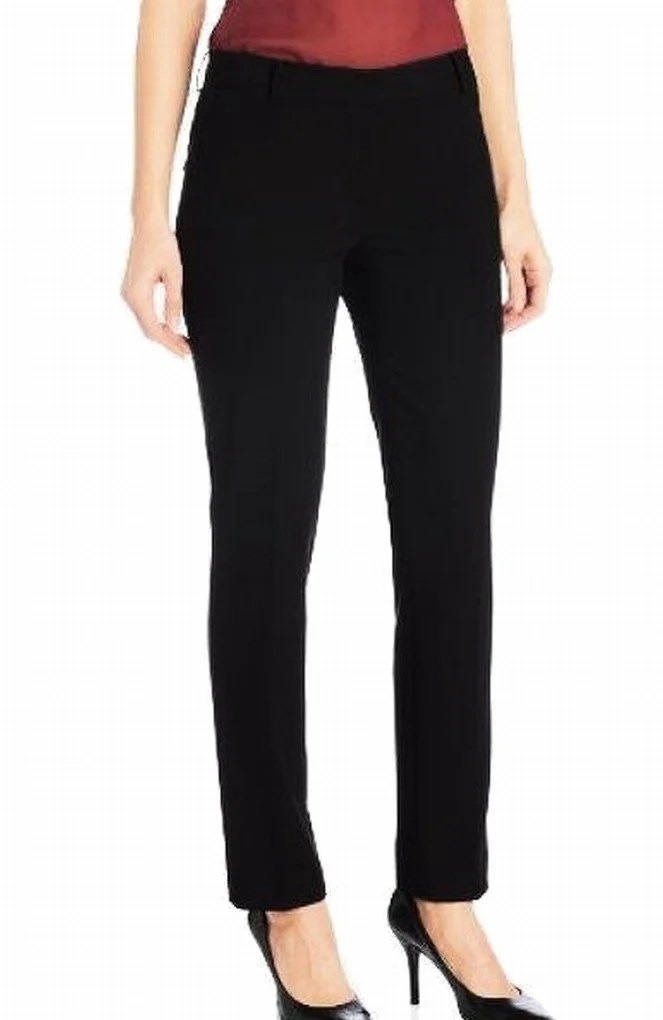 Calvin Klein Calvin Klein NEW Black Womens Size 6 Flat Front Stretch