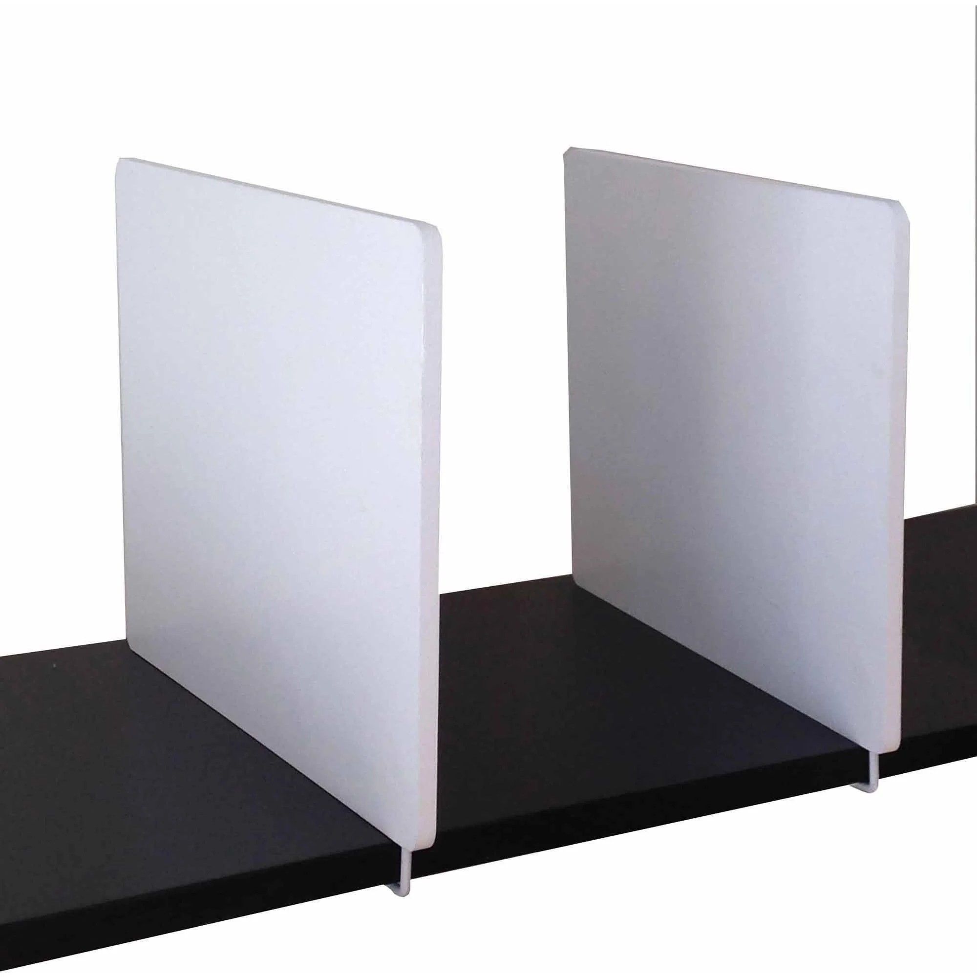DR. Organizer 2 Pc White Wood Organizer Shelf Divider for Closet Shelf