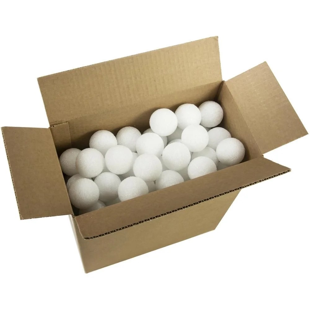 3 Inch Styrofoam Balls Bulk Wholesale 72 Pieces