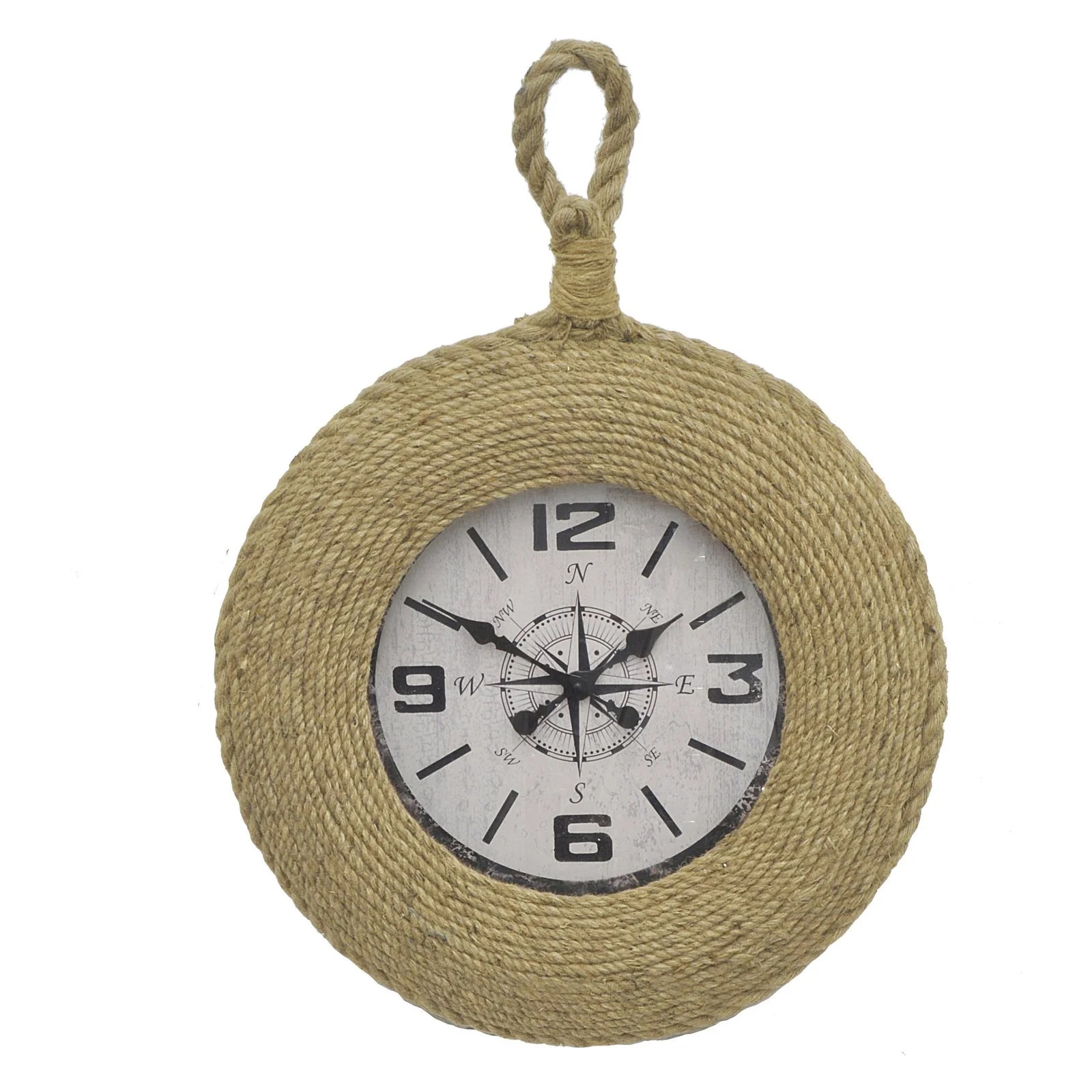 Three Hands Rope Wall Clock