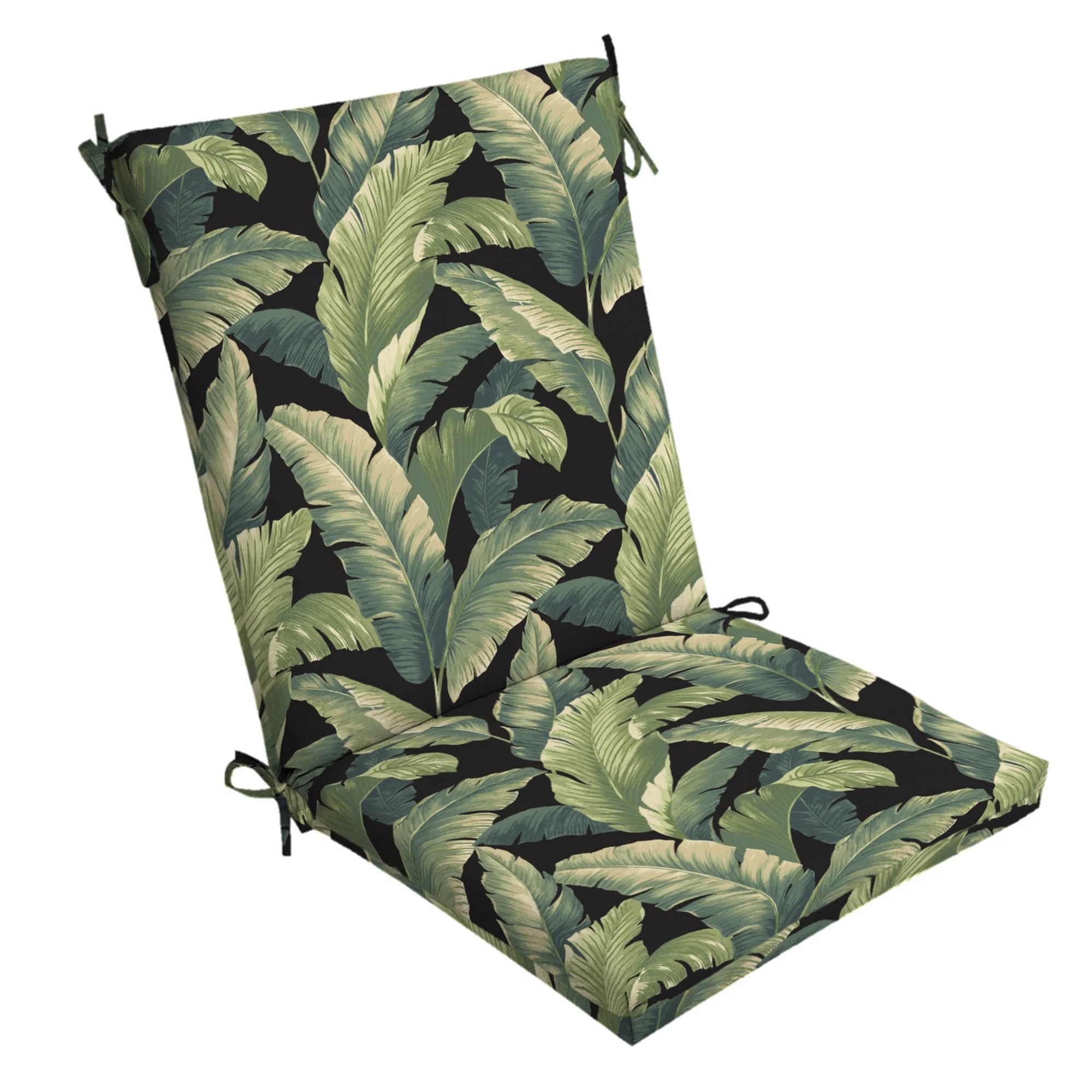 Arden Selections Onyx Cebu 44 x 20 in. Outdoor Chair Cushion Walmart