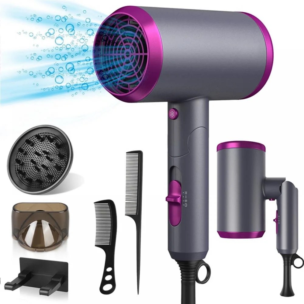 Buy Ionic Hair Dryer Professional Hair Blow Dryer HotCold Air, 1800W