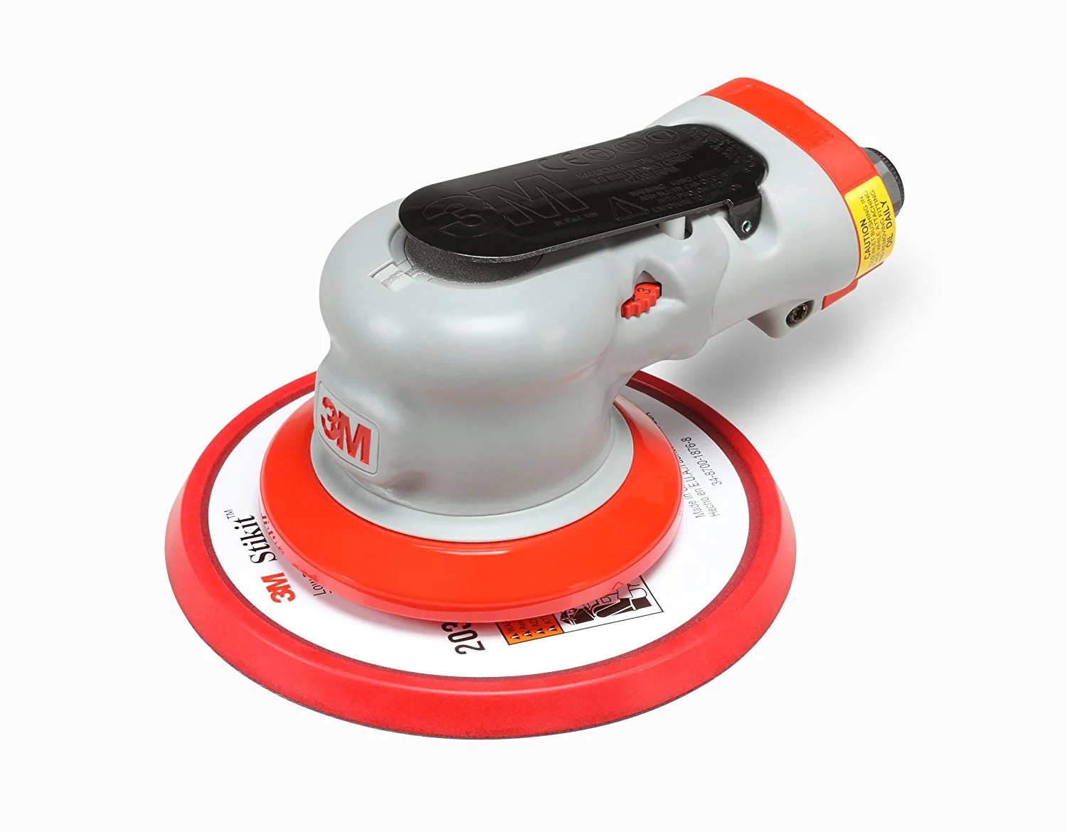 3M 28582 Random Elite Series Orbital Sander, 6 Inch, 3/8" Orbit, Non