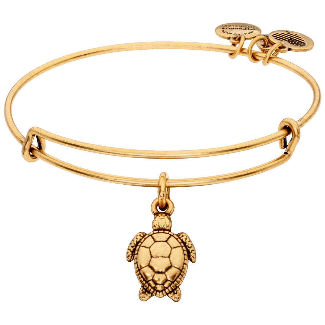 Alex and Ani Alex And Ani Sea Turtle Gold One Size Bracelet