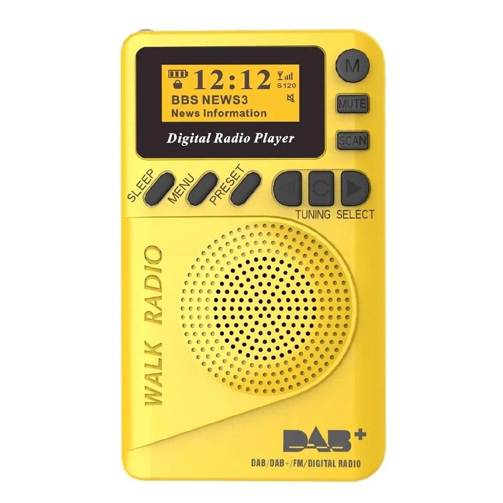 Pocket DAB Digital Radio Mini DAB+ Digital Radio With MP3 Player FM