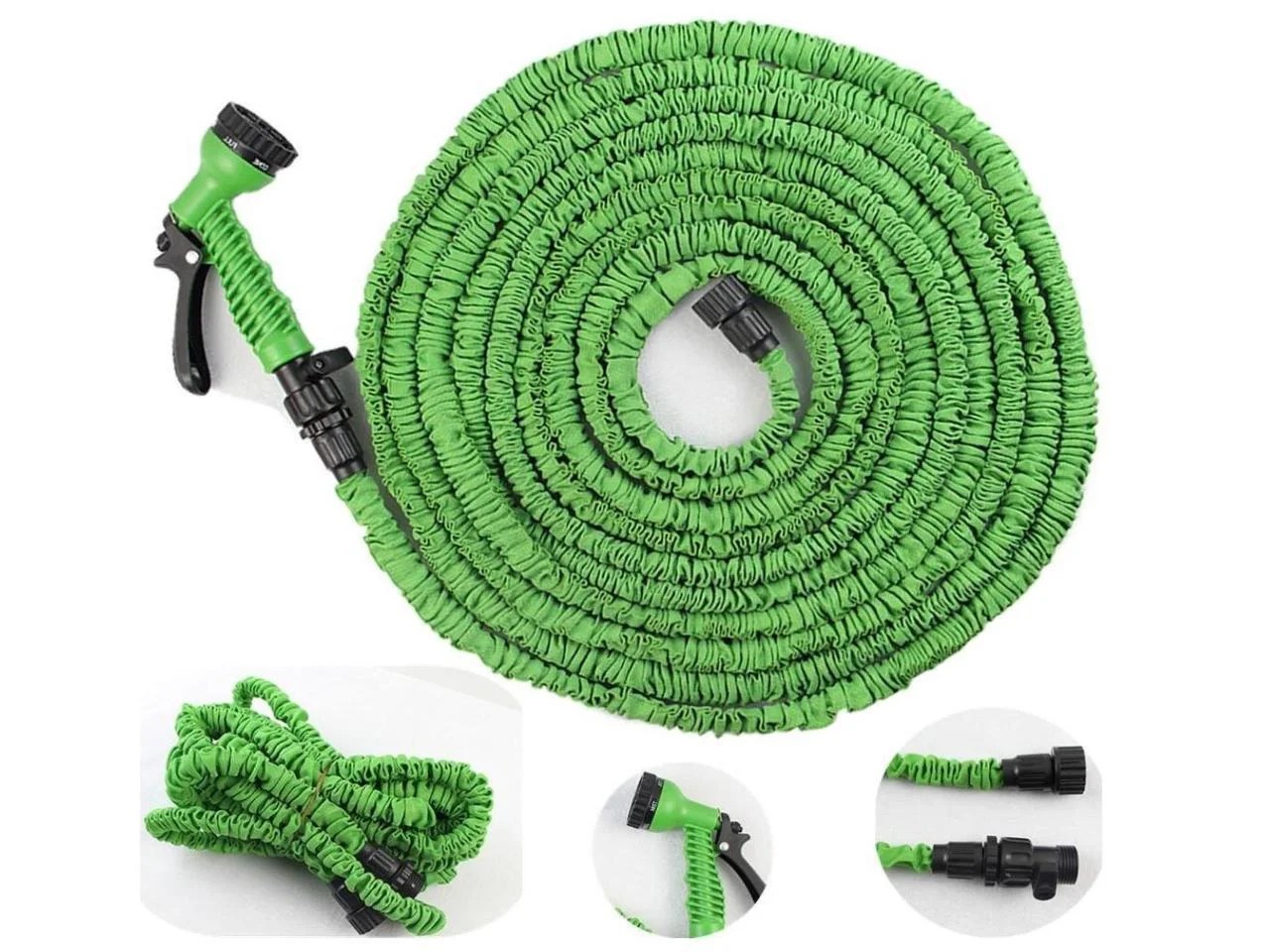 75FT Expandable Flexible Garden Water Hose / Spray Nozzle Spray Gun