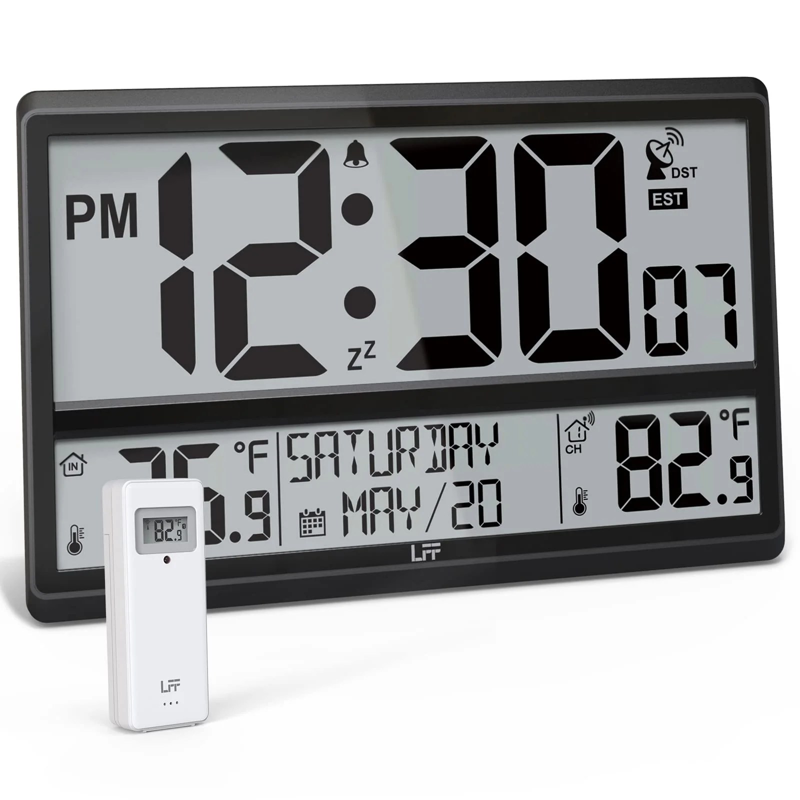 LFF Atomic Clock / Never Needs Setting, Battery Operated, Indoor