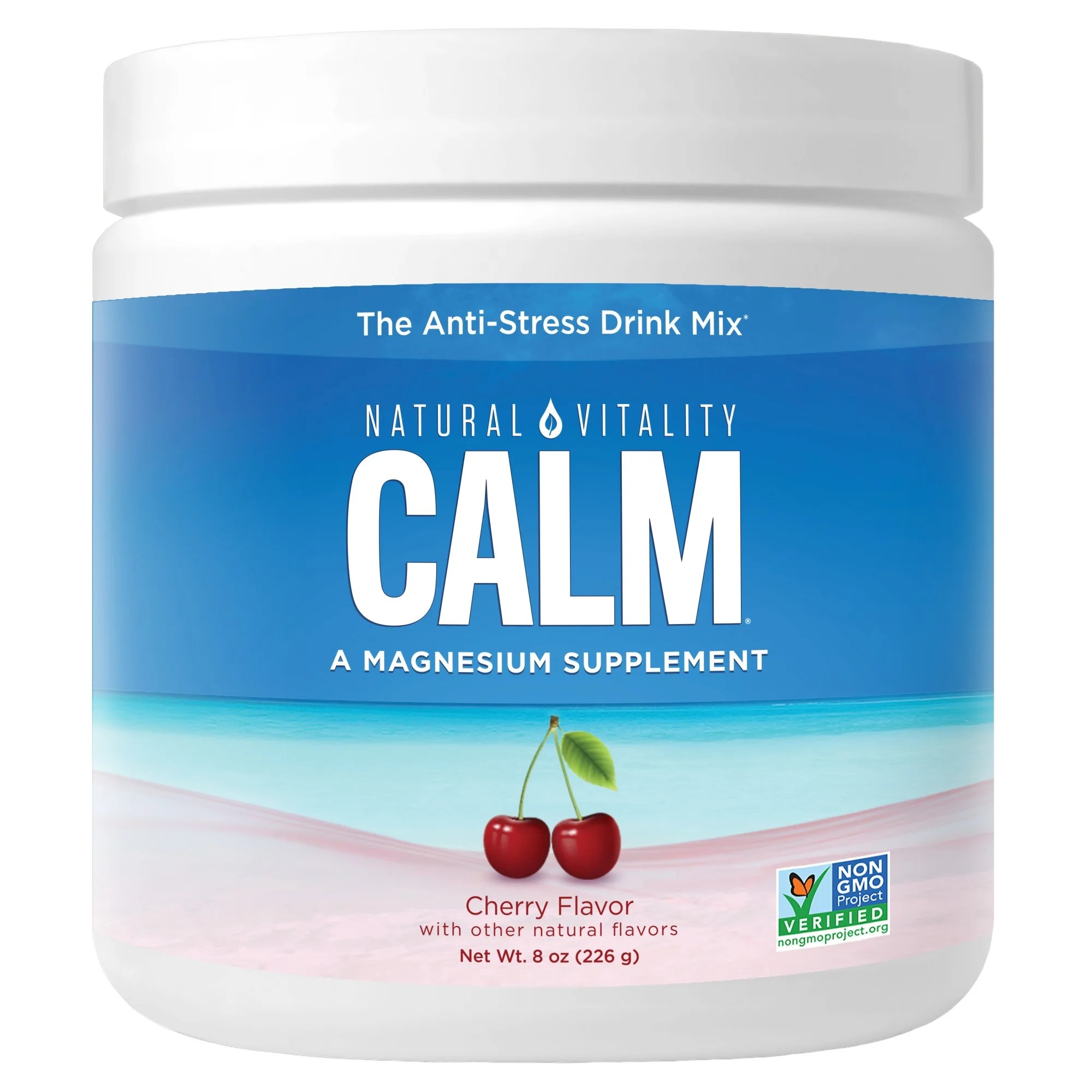 Natural Vitality Calm, Magnesium Citrate Supplement Powder, AntiStress