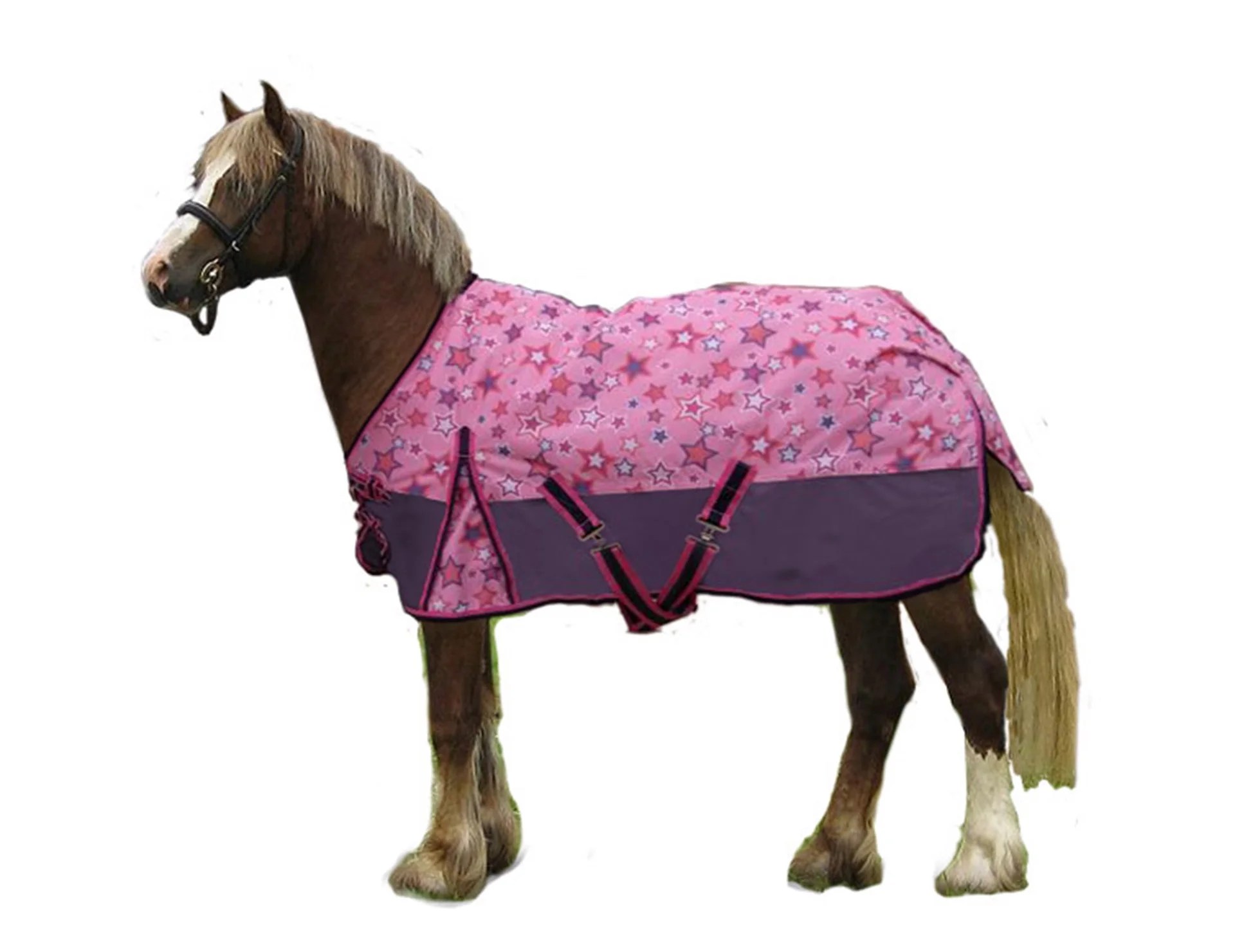 Shimmering Star Turnout Pony Blankets 600D Insulated by Derby Originals