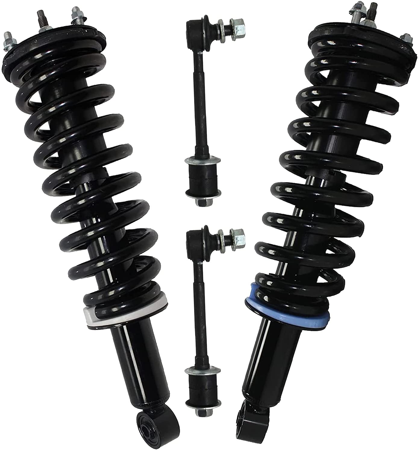 Detroit Axle - Front Strut W/Coil Springs Assembly + Sway Bar Links  Replacement For 2000 - 2002 Toyota Tundra - 4Pc Set - Walmart.com