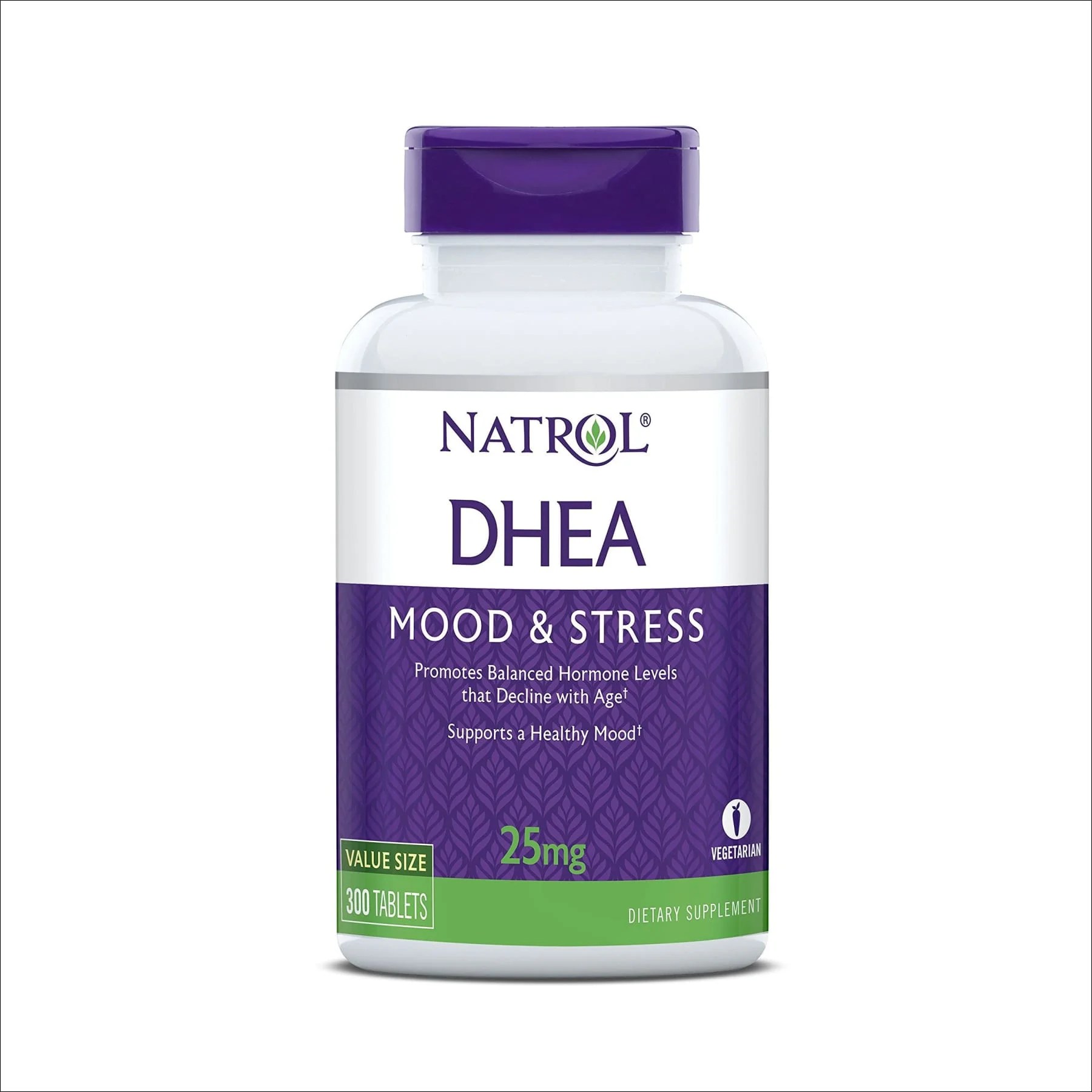 Natrol DHEA Tablets, Promotes Balanced Hormone Levels, Supports a