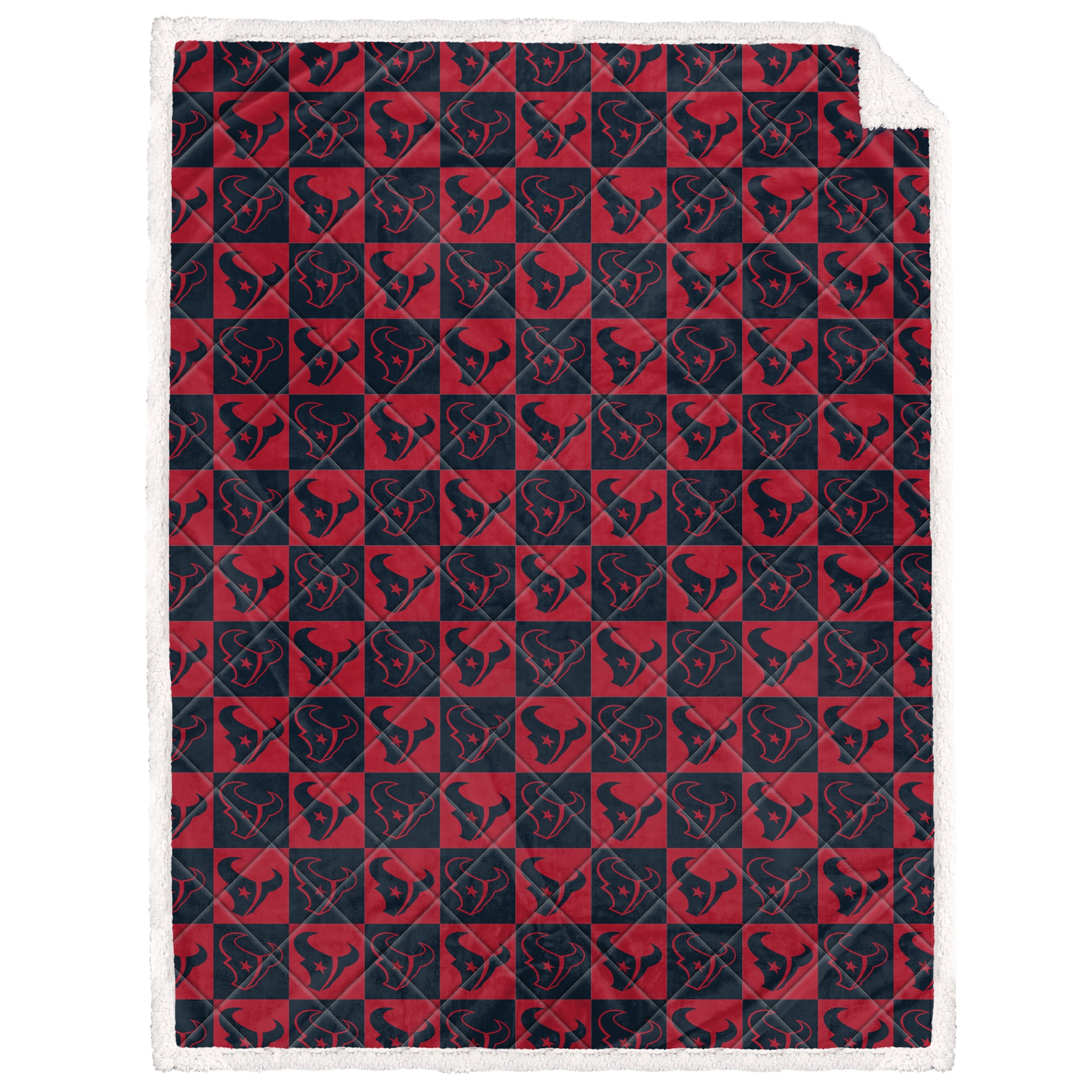 Houston Texans 60'' x 70'' Quilted Box Sherpa Blanket