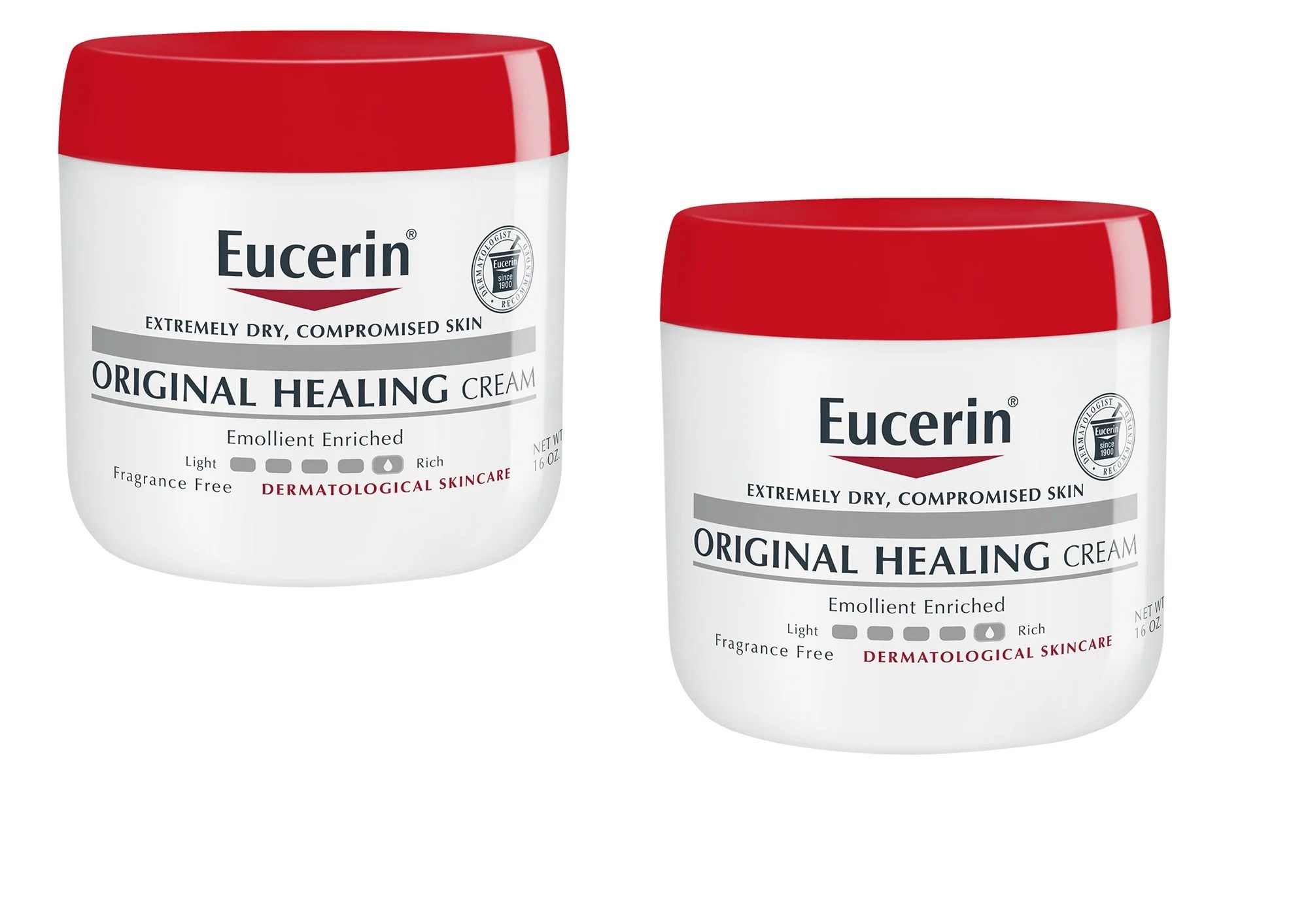 Eucerin Original Healing Rich Cream 16 oz. 2 Pack