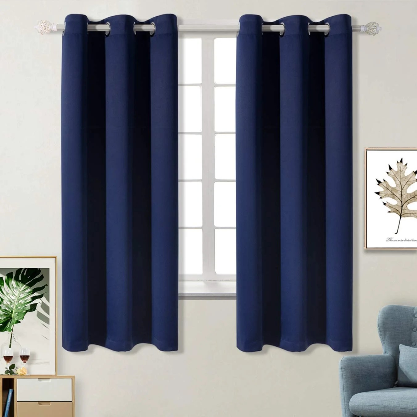 Blackout Curtains for Bedroom Grommet Thermal Insulated Room