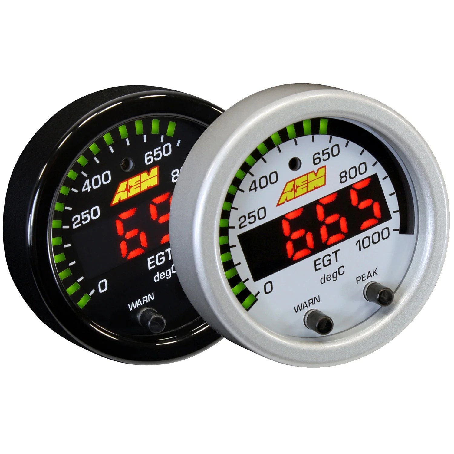 AEM 300305 52MM LED EXHAUST GAS TEMPERATURE EGT GAUGE 1800F / 1000C