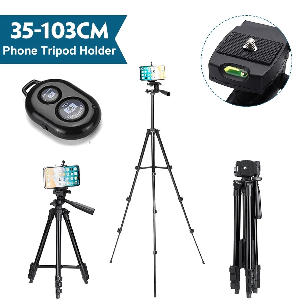 Universal Camera Phone Tripod Stand Remote Control+ Tripod Smartphone
