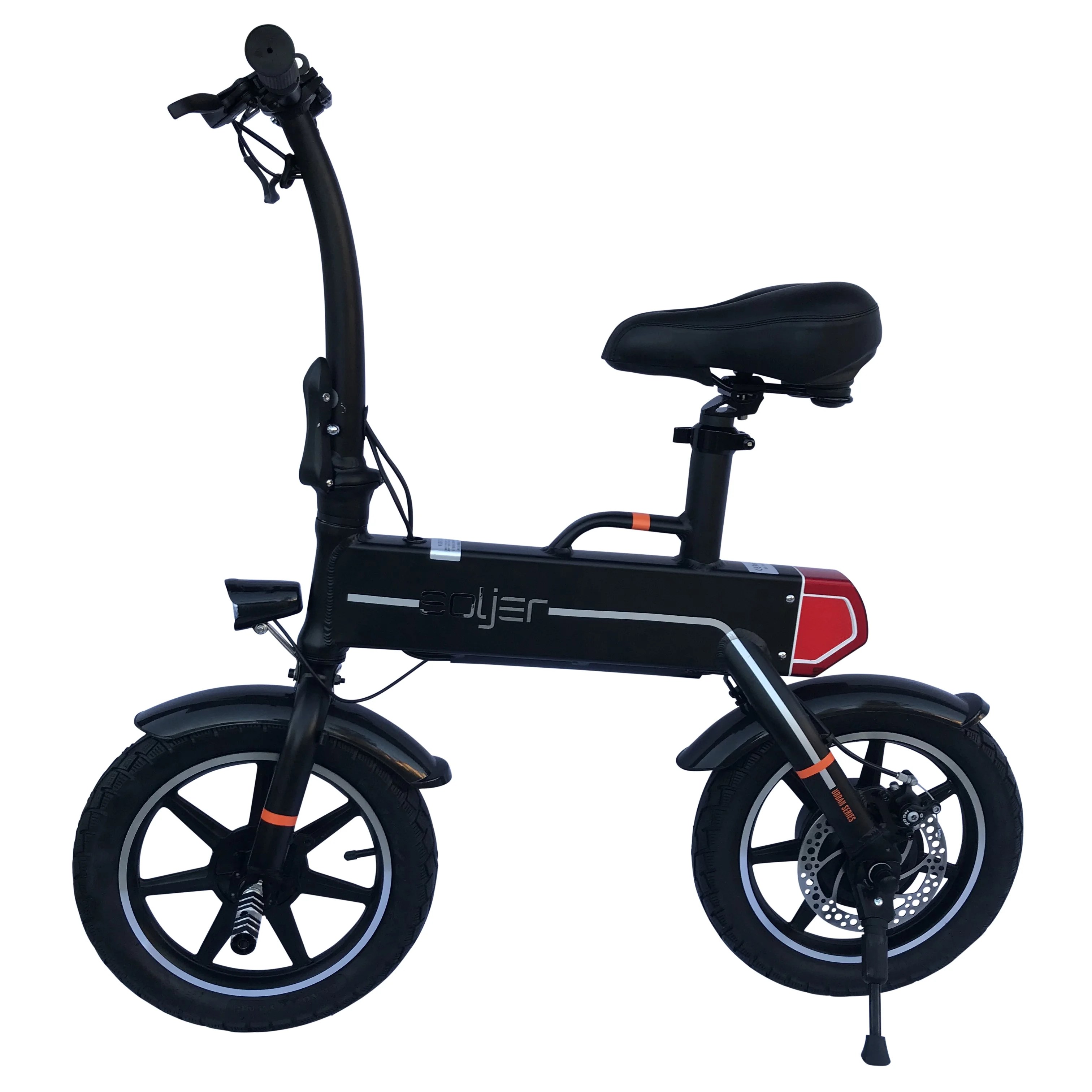 Mini Adult Pedal Less Electric Bike Black